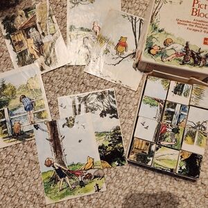 Vintage  John Adams Children's Puzzle Blocks